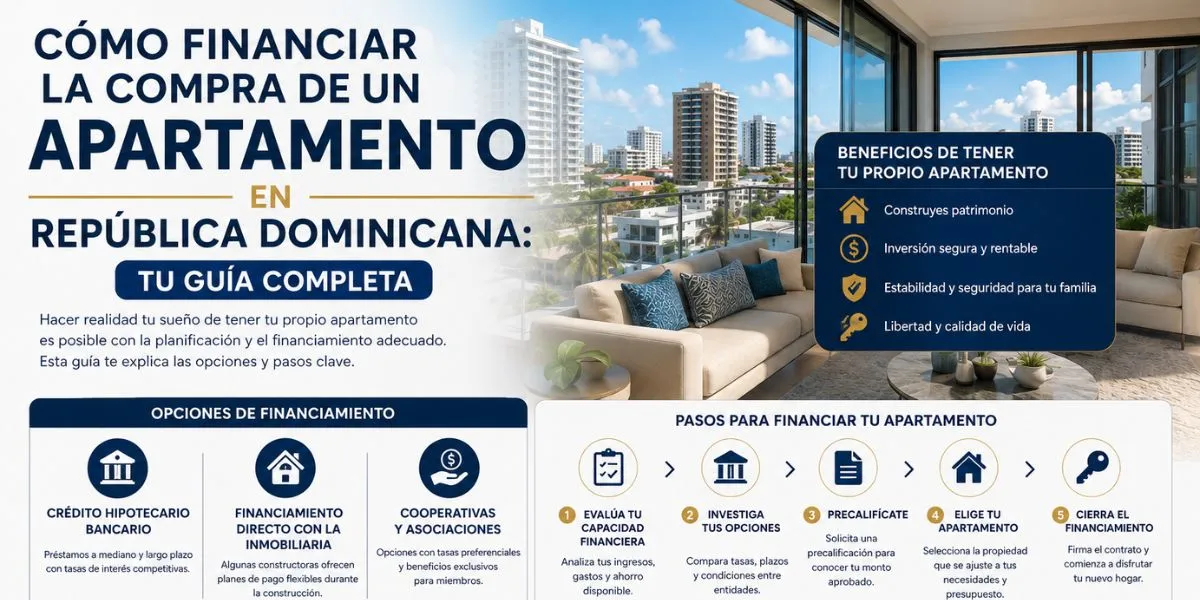 Read more about the article Cómo Financiar la Compra de un Apartamento en República Dominicana: Tu Guía Completa